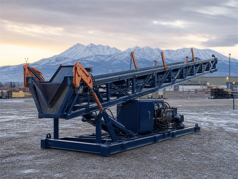 NOV Pipe Wrangler PC-5-47 hydraulic catwalk visualization for MR-CW-0004