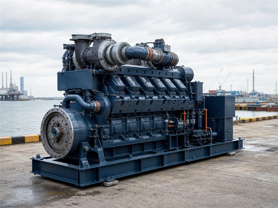 SW Diesel 6 SW 280 – 1895 KW 900 RPM QT-2 engine visualization for MR-EN-0003