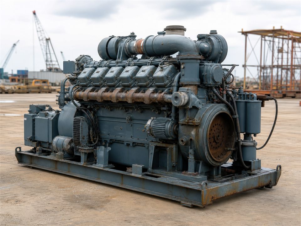 Detroit Diesel Marine Detroit 16V92 engine visualization for MR-EN-0005