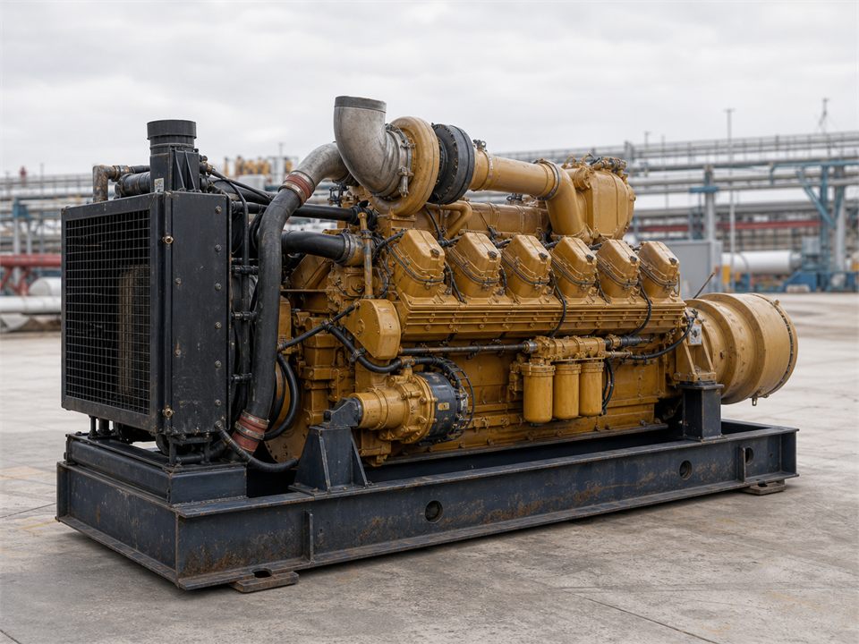 CAT 3512 Marine engine visualization for MR-EN-0006