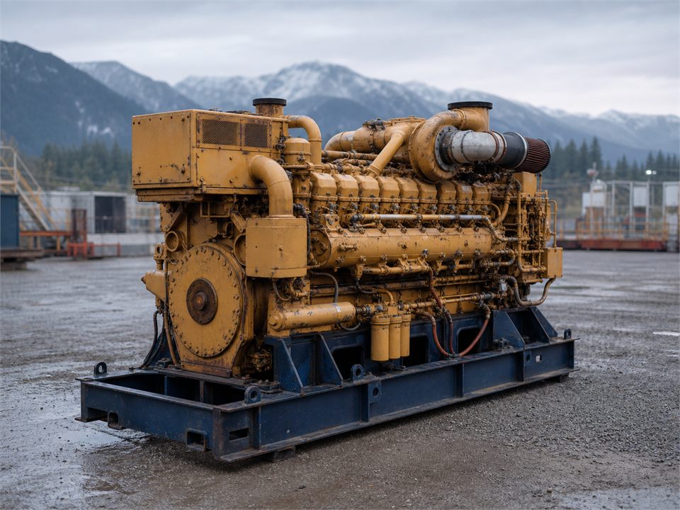 CAT 3516 Marine Gas AR # 173-6957 engine visualization for MR-EN-0007