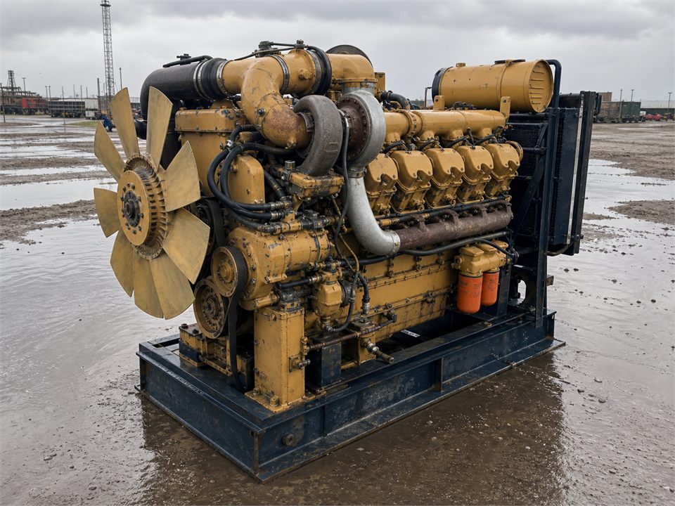 CAT C11 engine visualization for MR-EN-0012