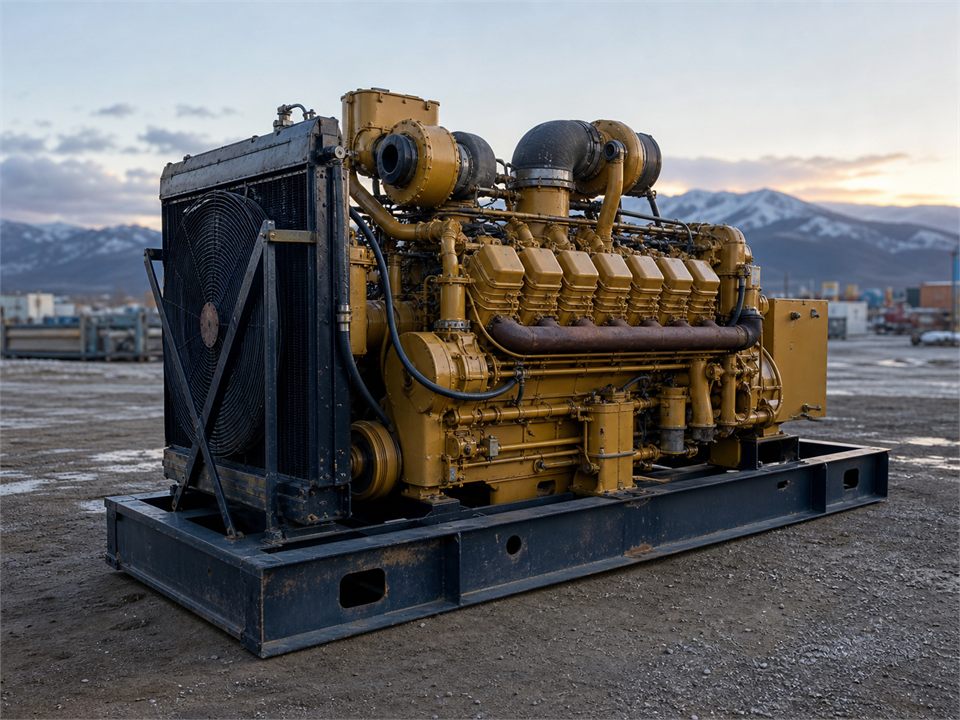 CAT G3304 engine visualization for MR-EN-0019