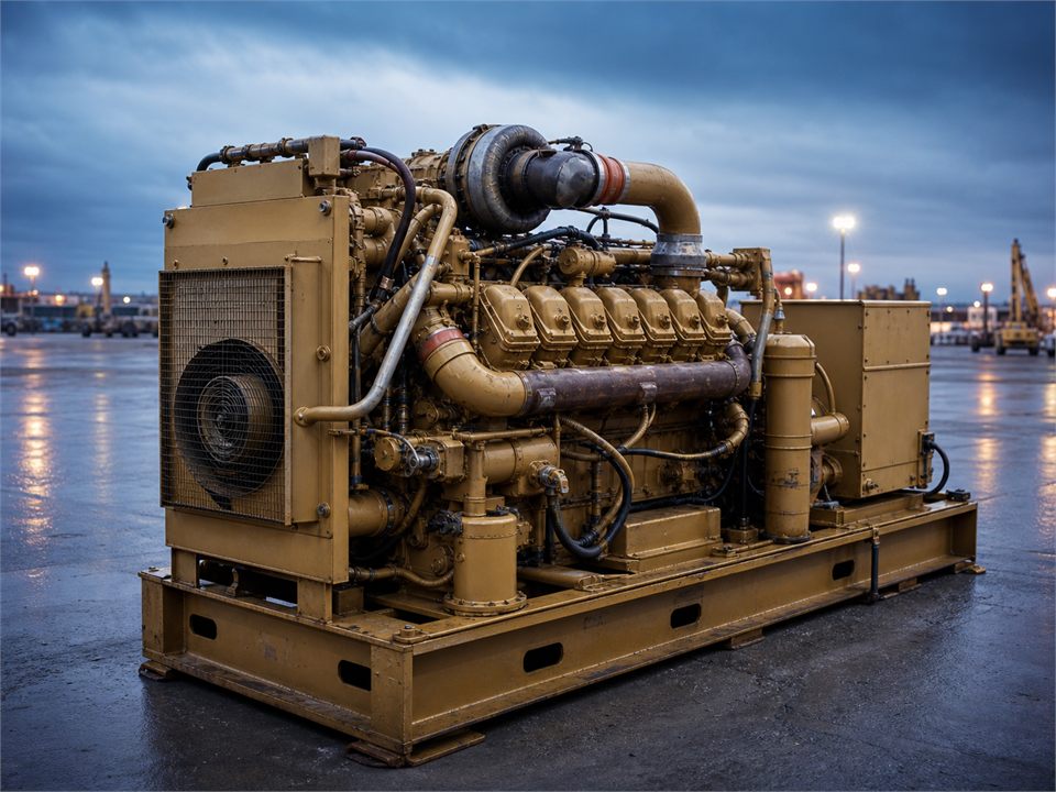 CAT G3306 engine visualization for MR-EN-0021