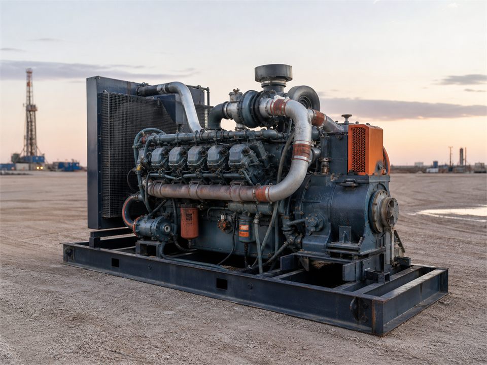 Cummins 855 Model engine visualization for MR-EN-0025