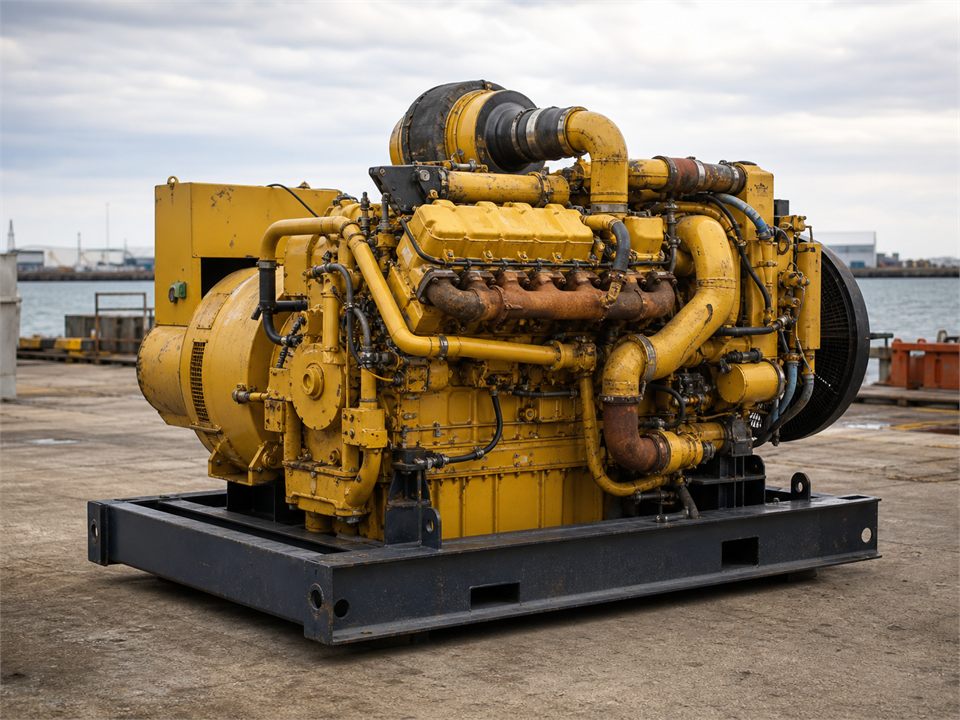 CAT 3306 engine visualization for MR-EN-0032