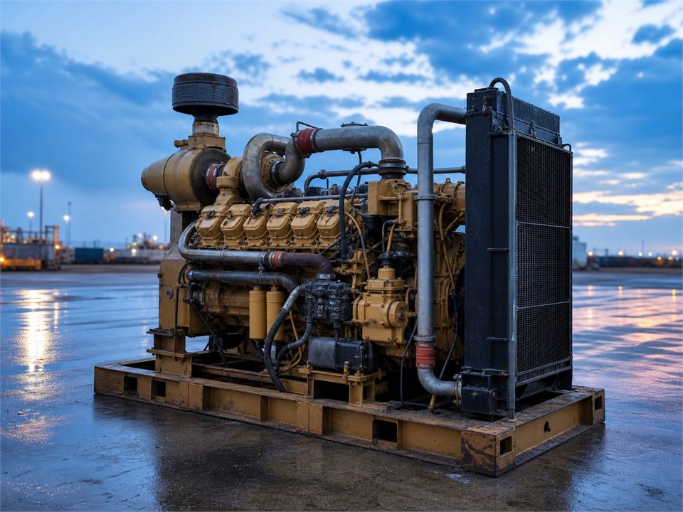 CAT 3406C Diesel engine visualization for MR-EN-0033