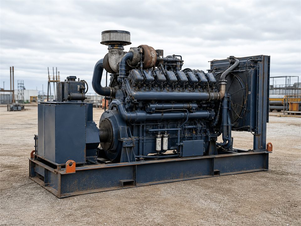 CAT 3406 Diesel engine visualization for MR-EN-0034