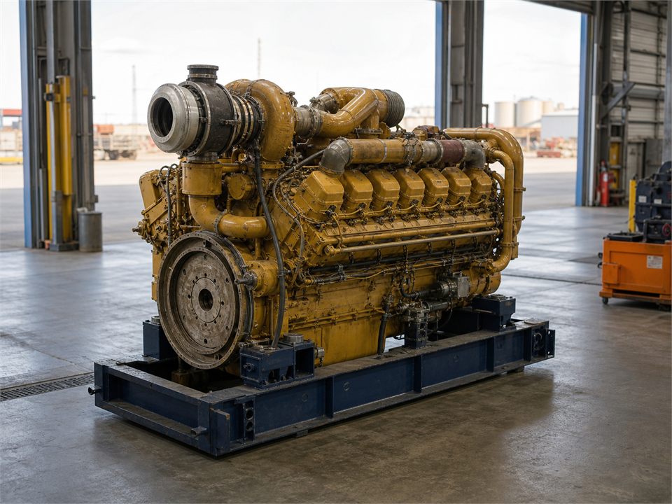 CAT C27 CAT engine visualization for MR-EN-0038