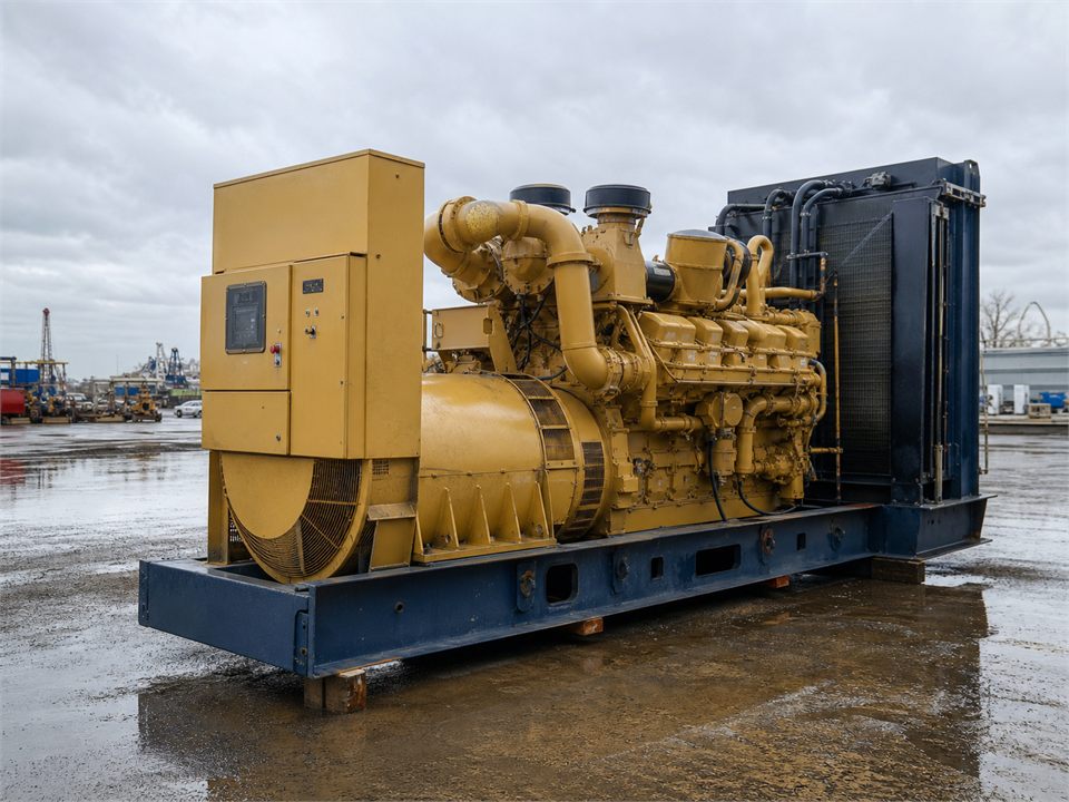 CAT QT-3 CAT 3512B Surplus New, 1287 KVA, 1030 KW, 60 Hertz. generator set visualization for MR-GS-0003