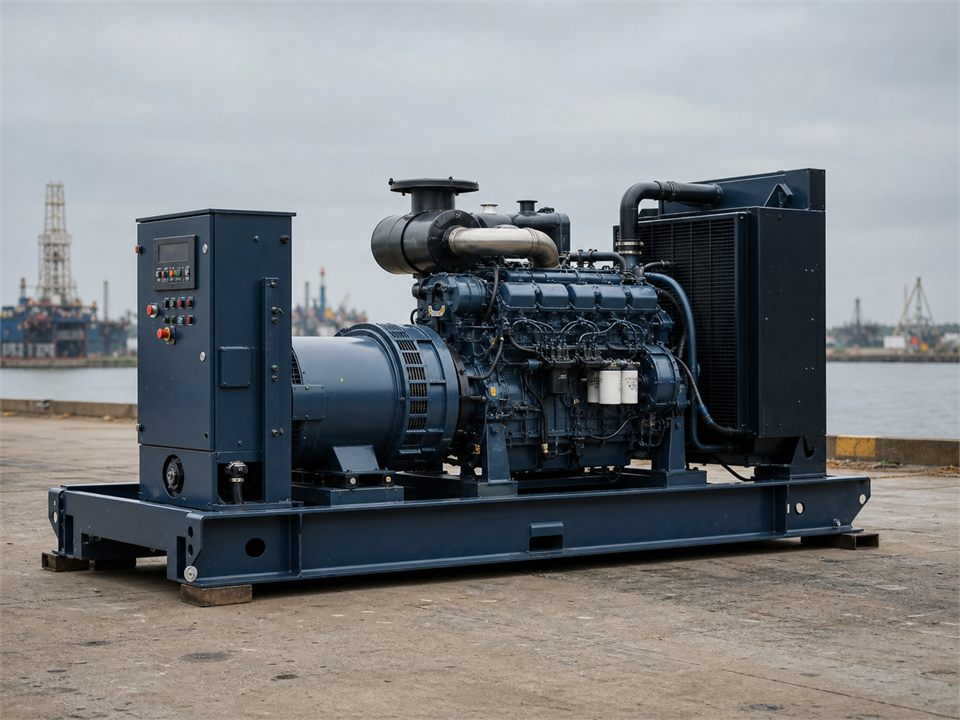 CAT 342 Generator generator set visualization for MR-GS-0006