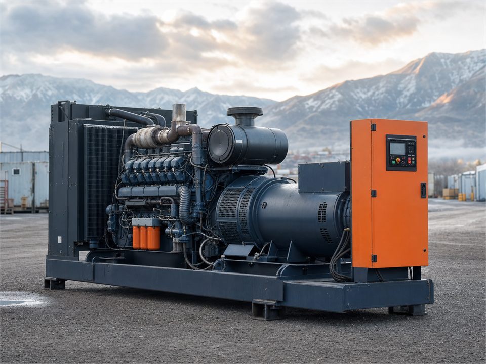 CAT Kato Engineering – Synchronous AC Generator generator set visualization for MR-GS-0010