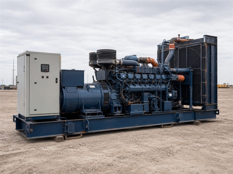 Synchronous AC Generator QT-2 generator set visualization for MR-GS-0019