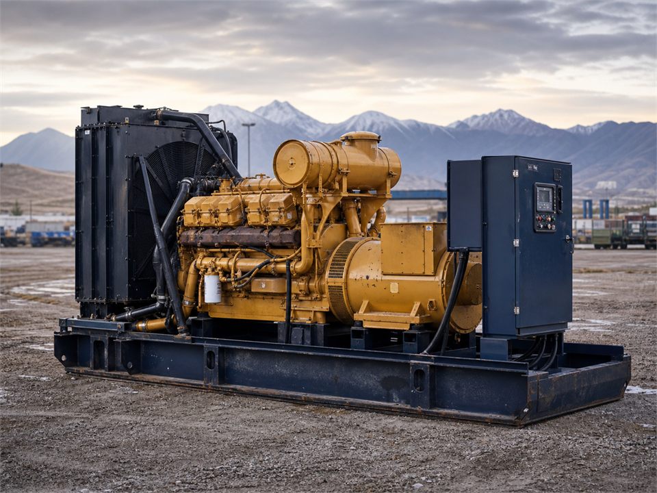CAT Rebuilt D379 CAT generator set visualization for MR-GS-0022
