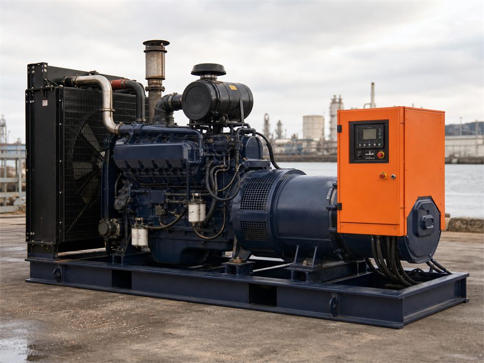HPS Three Phase Dry Type Transformer generator set visualization for MR-GS-0023