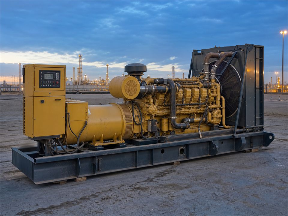 CAT 3512C generator set visualization for MR-GS-0024
