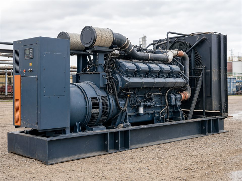 Detroit Diesel MTU 1000 DSEC Generator (Operating Hours 22K-25K) generator set visualization for MR-GS-0025