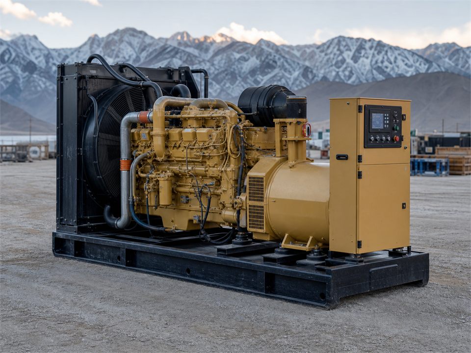 CAT Rebuilt CAT3406B generator set visualization for MR-GS-0034