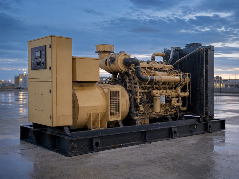 CAT Rebuilt CAT C15 Generator generator set visualization for MR-GS-0036