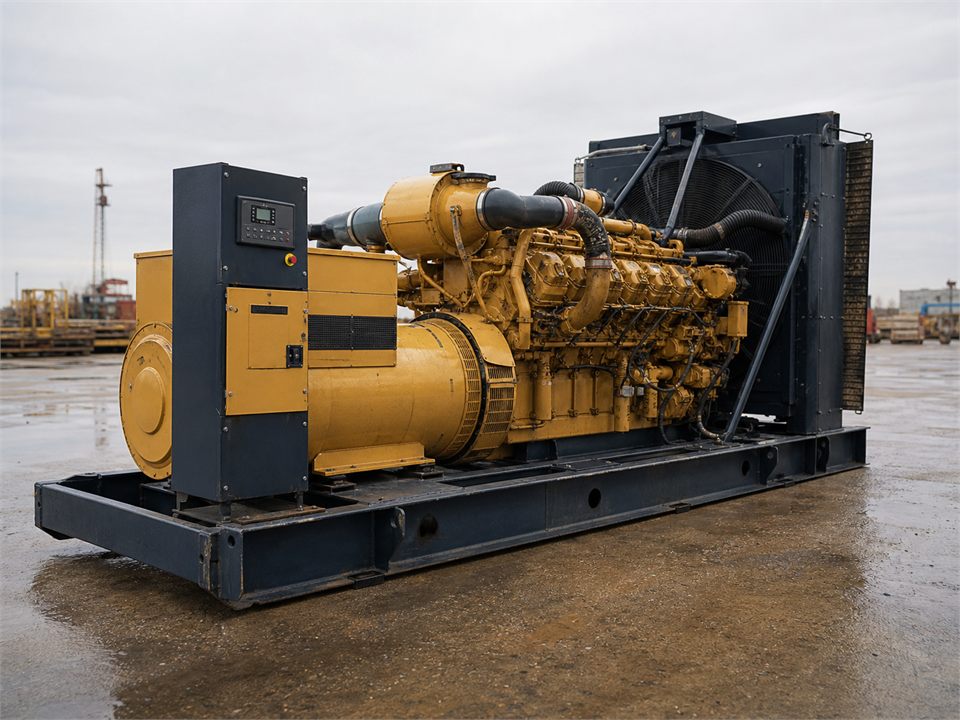 CAT QT-4 New Surplus CAT 3512C generator set visualization for MR-GS-0039