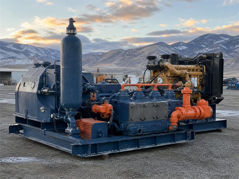 Gardner Denver PZ-11 With 7500 PSI Fluid Ends and Powered by CAT C32 mud pump visualization for MR-MP-0001