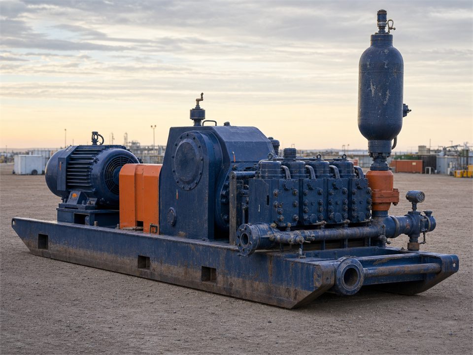 Weatherford W300 Injection Pump mud pump visualization for MR-MP-0007