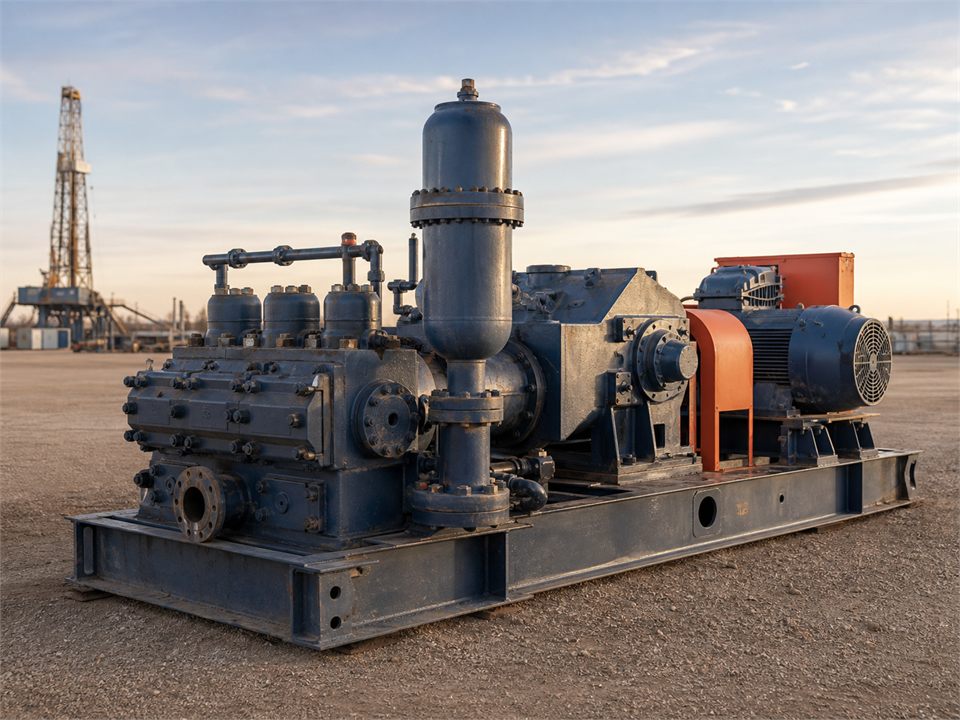 EWCO 1300 HP Ewco Pumps QT-2 mud pump visualization for MR-MP-0019