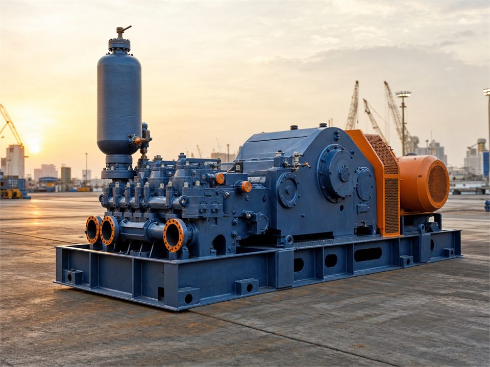 Skytop Brewster 1600HP mud pump visualization for MR-MP-0029