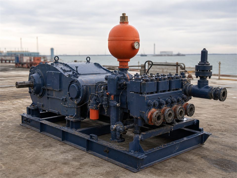 Gardner Denver PZ8 Without Engine mud pump visualization for MR-MP-0038