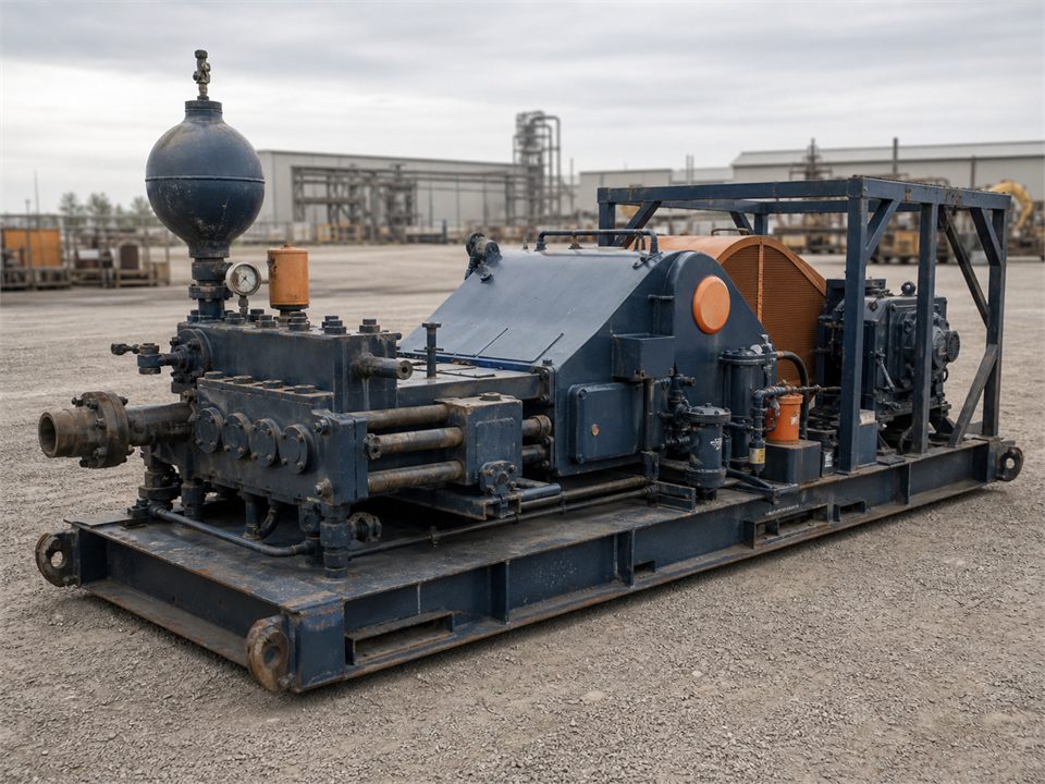 Gardner Denver Garden Denver PZ11 Skid mud pump visualization for MR-MP-0040