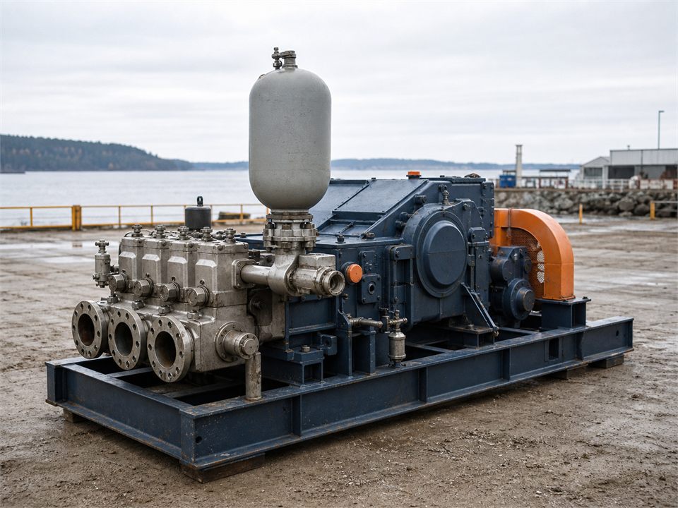 Gardner Denver PZ-9 Bare Pump mud pump visualization for MR-MP-0050