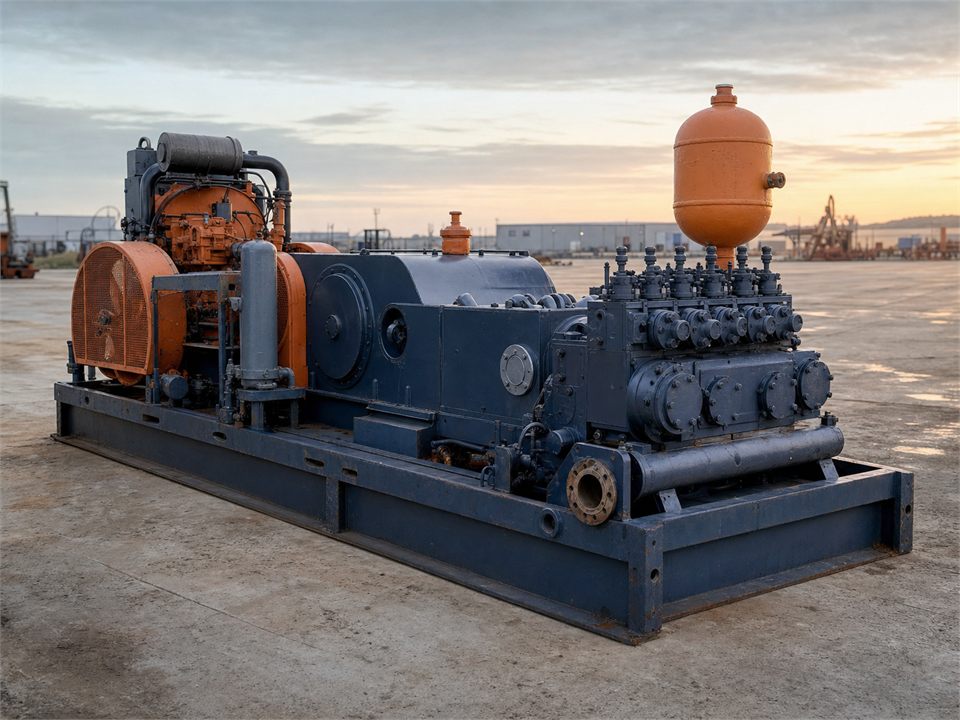 Not stated Rebuilt M-1600 mud pump visualization for MR-MP-0053