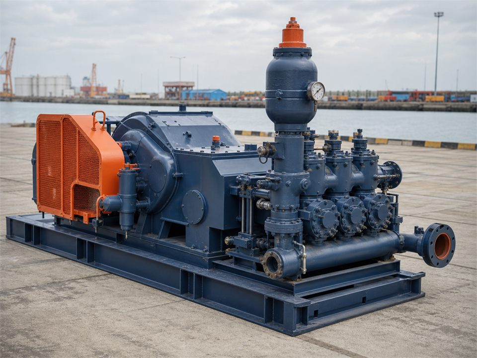 National 12P-160 QT-4 mud pump visualization for MR-MP-0057