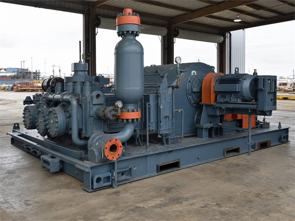 NOV New Surplus National Oilwell 12P-160 mud pump visualization for MR-MP-0068