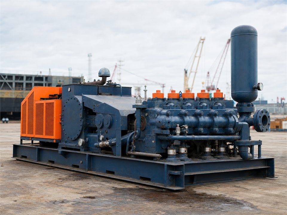 Shalepumps SP-300Q Quintuplex Piston Pump mud pump visualization for MR-MP-0071