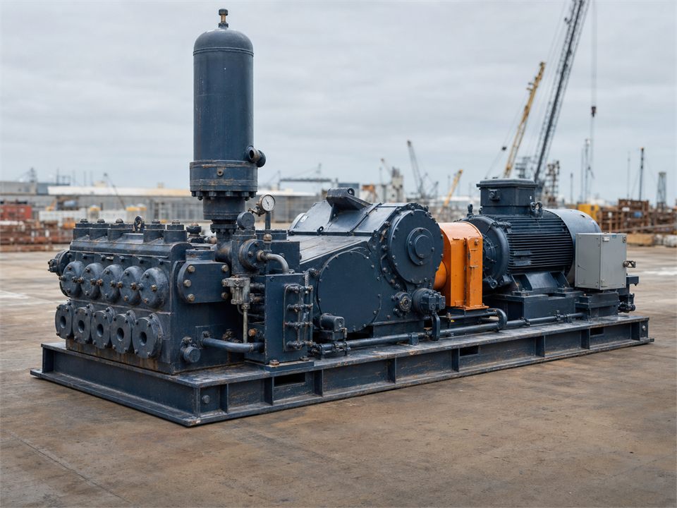 Not stated QT-2 Rebuilt A1400-PT Oilwell mud pump visualization for MR-MP-0083