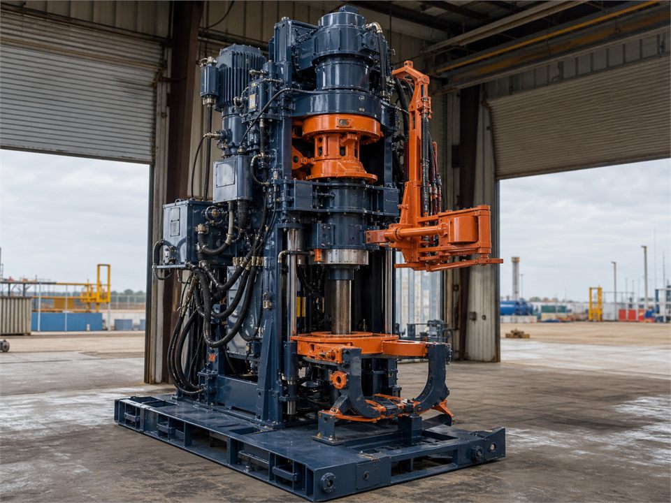 Canrig Drilling Tech. Used DC Canrig 750 Ton top drive visualization for MR-TD-0003