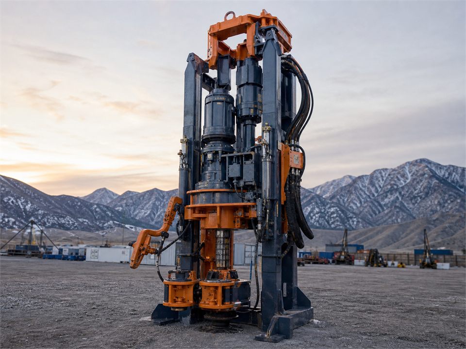 Canrig Drilling Tech. Canrig 1250 AC top drive visualization for MR-TD-0008