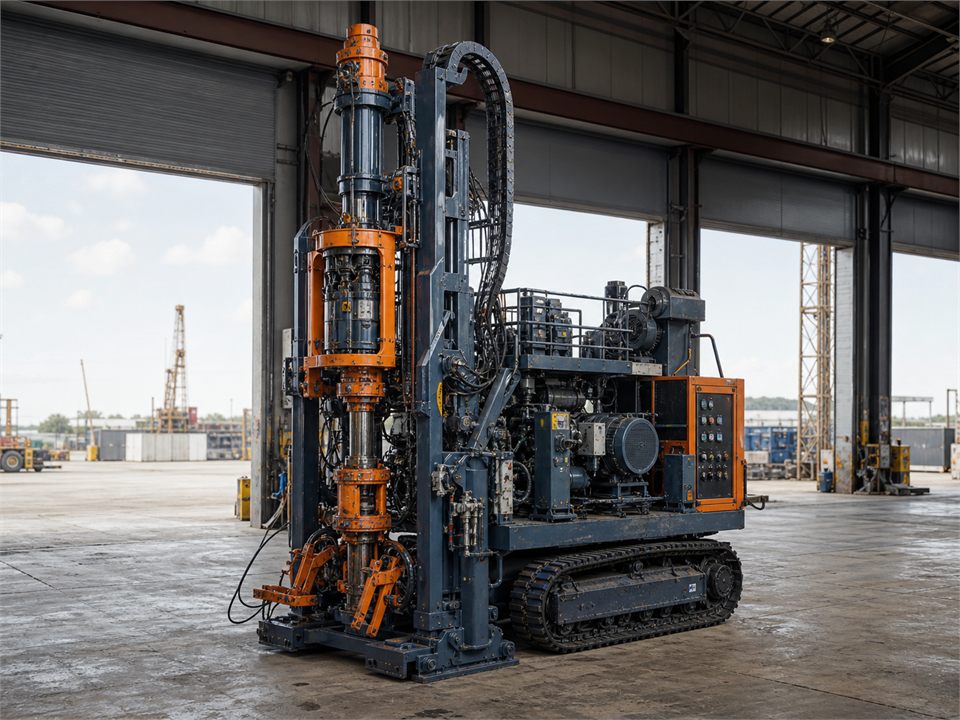 Canrig FULL SET CANRIG 275 VFD, Cat 3508 Gen set, Track, Double Ball Valve with Actuator, Drillers Panel. top drive visualization for MR-TD-0015