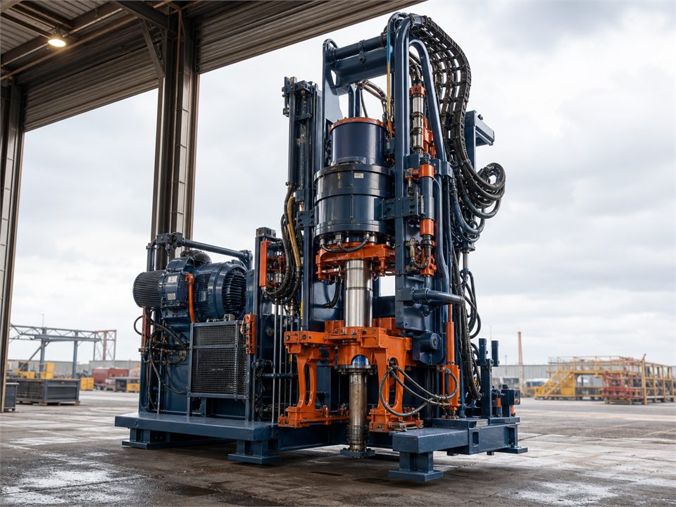 Canrig Drilling Tech. Canrig 1250AC top drive visualization for MR-TD-0051