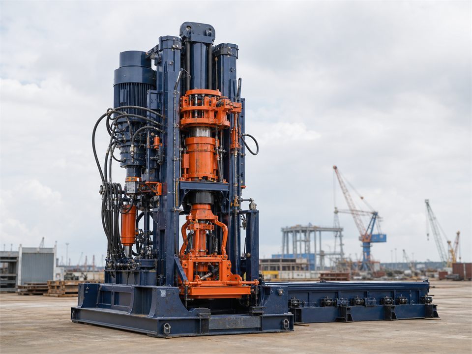 MHWirth 750 Ton MHWirth MH AS DDM-750-AC with fixed Dolly top drive visualization for MR-TD-0054
