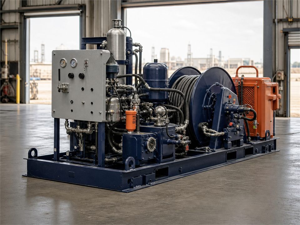 Servi Motion Control AS (NOV) NOV (Servi) Air-Driven HPU well-control equipment visualization for MR-WC-0002