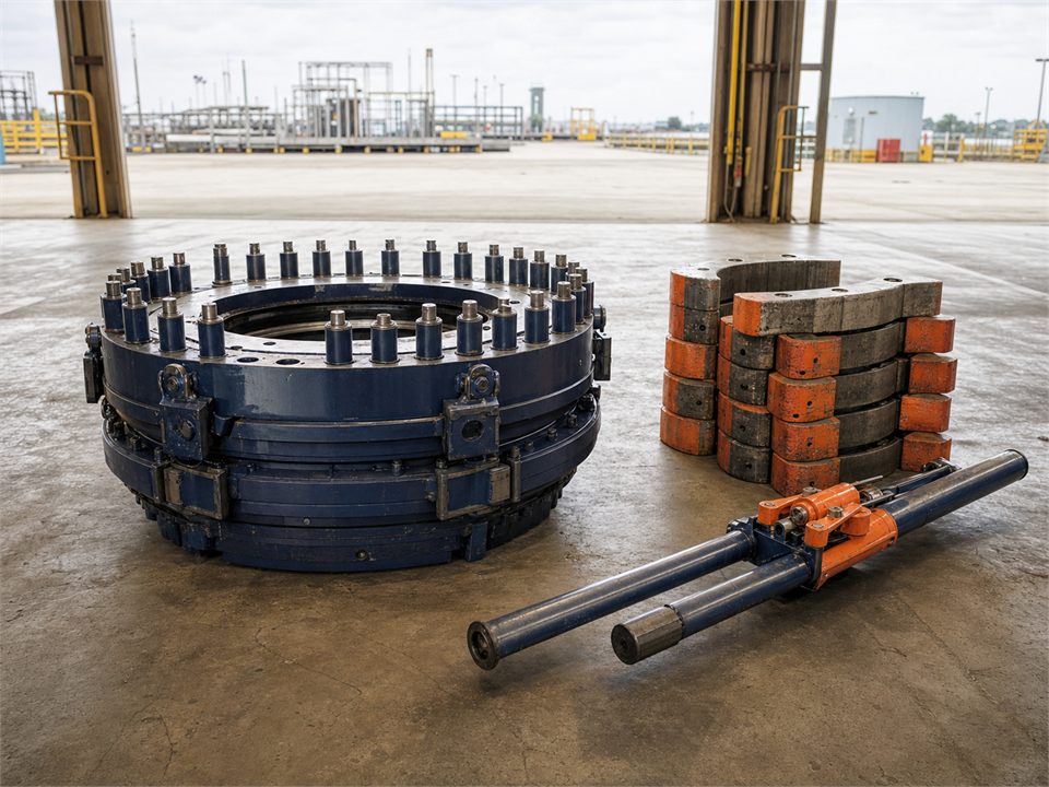 Cameron EVO Connector 18‐3/4″ c/w clamp segments & installation tool well-control equipment visualization for MR-WC-0014