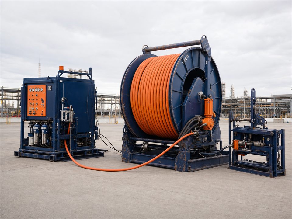 Radoil Ombilical Control Reels well-control equipment visualization for MR-WC-0018