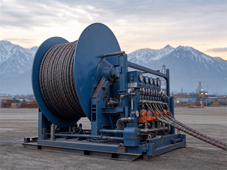 Radoil Ombilical Control Reels well-control equipment visualization for MR-WC-0019